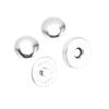 50 Sets Magnetic Button Clasp Snaps 14x4mm Thick High Hardness DIY Magnetic Fasteners for