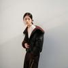Womens Short Puffer Coat 2026 Winter Faux Fur Collar Loose Fit Cotton-Padded Jacket In Cream Black Coffee