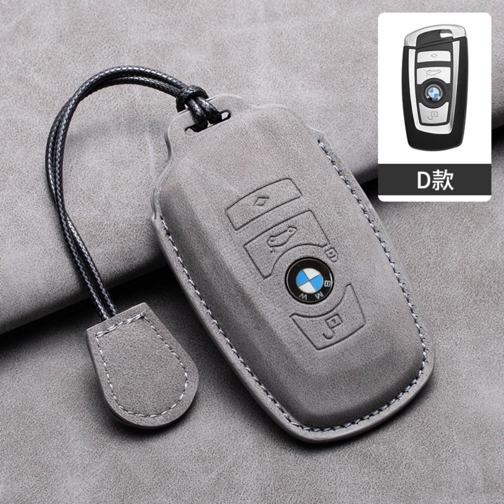 For BMW Key Cover for 5 Series 3 Series 525li 530 X1 X3 X4 X5 118i Hollow Design Protective Shell with Blade Keychain
