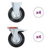 VidaXL 8 Pcs Casters 200 Mm