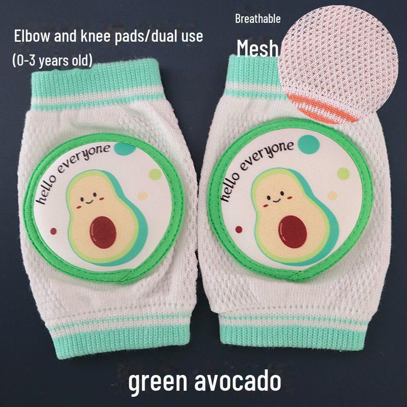 

«Наколенники и налокотники для детей, ползающих и идущих — возраст 0–6 лет, унисекс, летняя тонкая защита»