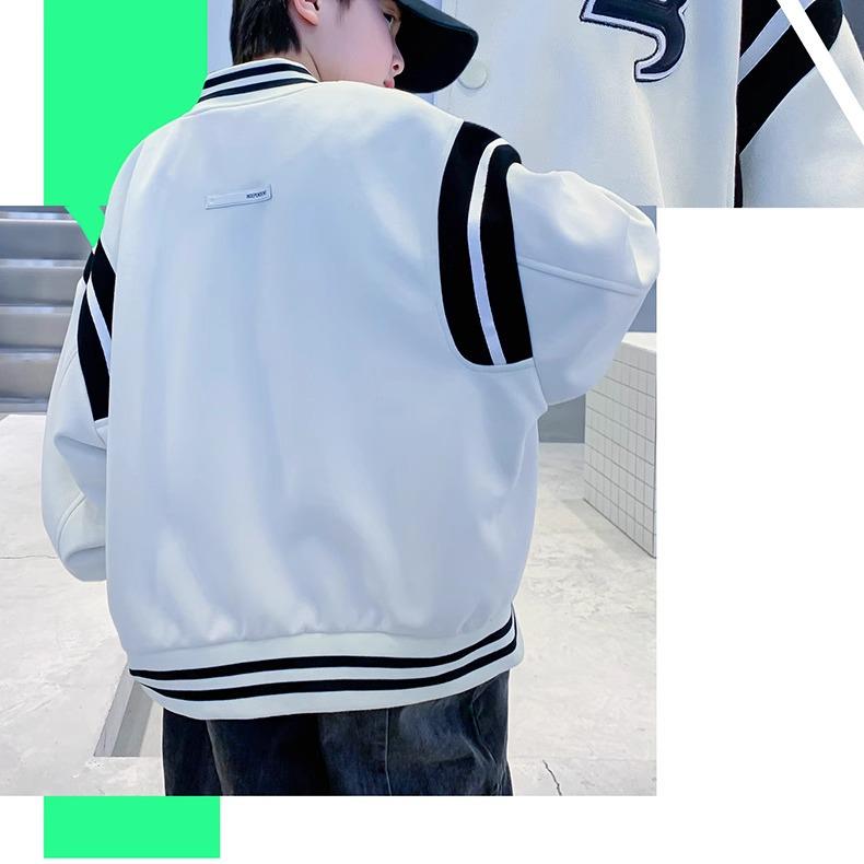 Boys' Fashionable Baseball Jacket - Spring/Autumn 2025