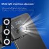 Mobile Phone Microscope 200X Purple Light Identification Portable Rechargeable Gift