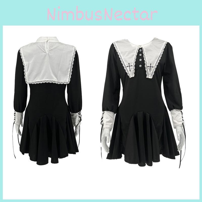 Sexy Adult Cosplay Costume For Halloween Naughty Lolita Nun Outfit 2013