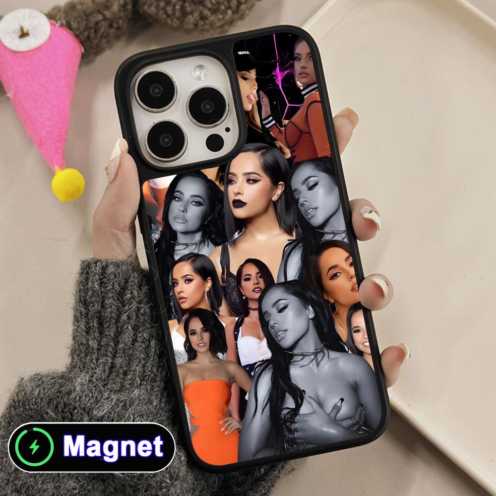 Fashion Becky G Matte Surface Magsafe Mobile Phone Case for iPhone 17 16 15 14 13 12 11 Air Pro Max Plus Colorful Cover