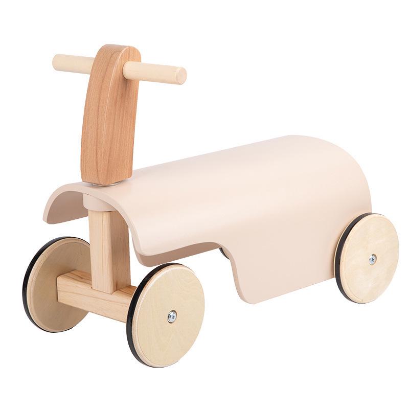 2-in-1 Wooden Rocking Horse & Stroller for Toddlers - Ideal Birthday Gift for Ages 1+