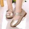 Princess Girls Shoes Kids Leather Shoes For Medium Big Girl Children Casual Flats Floral Flowers Shoes For Wedding Birthday