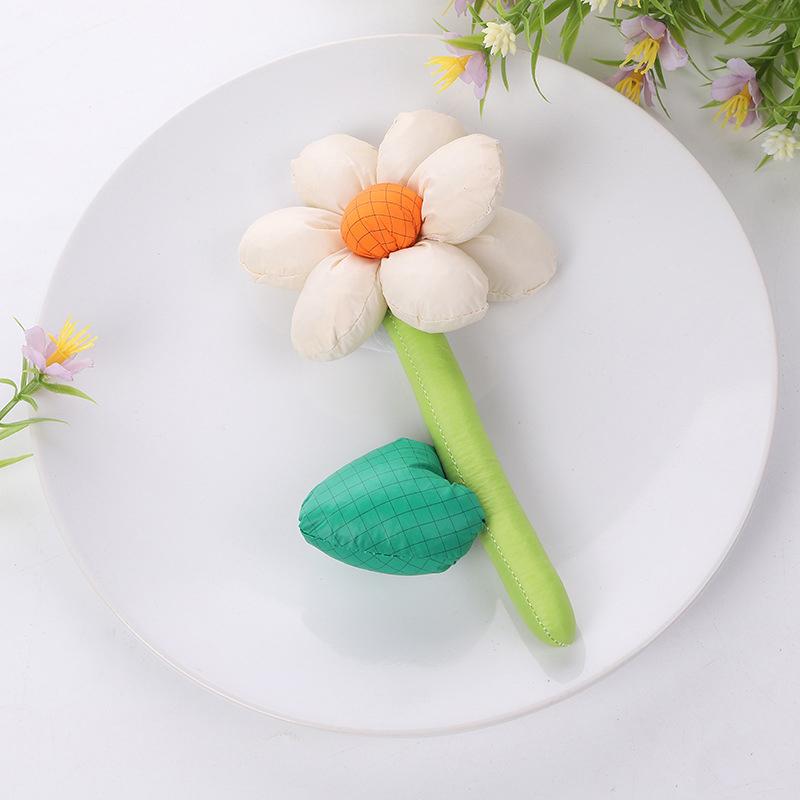 

1 шт. Подсолнух хлопковая ткань художественный корсаж сделай сам декоративные аксессуары для багажа белый