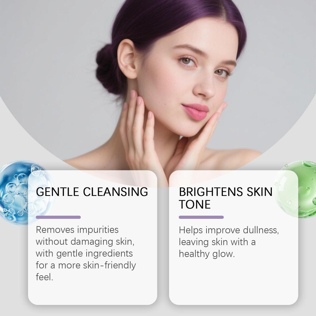 Oil-Control Gentle Hydrating Facial Cleanser: Nourishes, Hydrates, and Cleanses Without Tightness