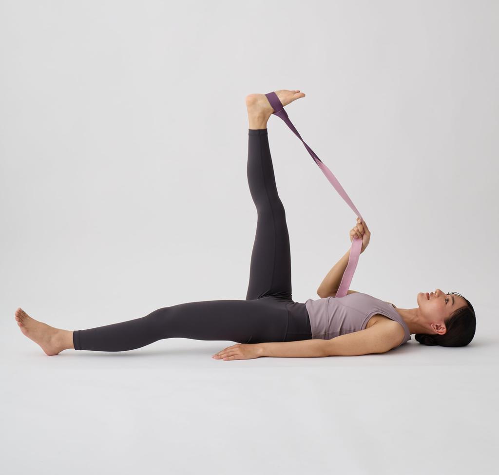 Instructor Supervised Yoga Mat Strap with Stylish Colors [ZEN WEAR] (purple)