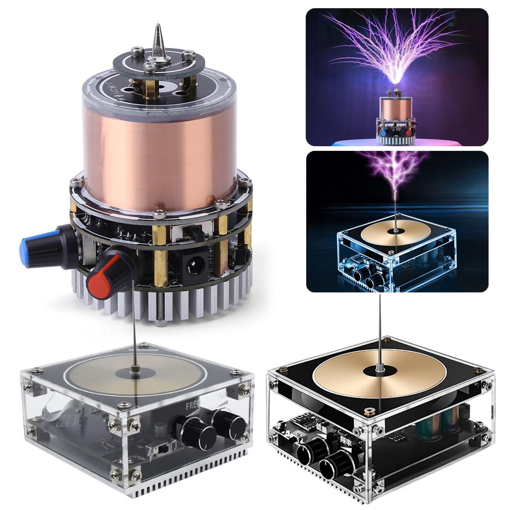 Music Tesla Coil Bluetooths-compatible For Tesla Coil Speaker Wireless Touchable Electric Arc Generator Artificial Lights