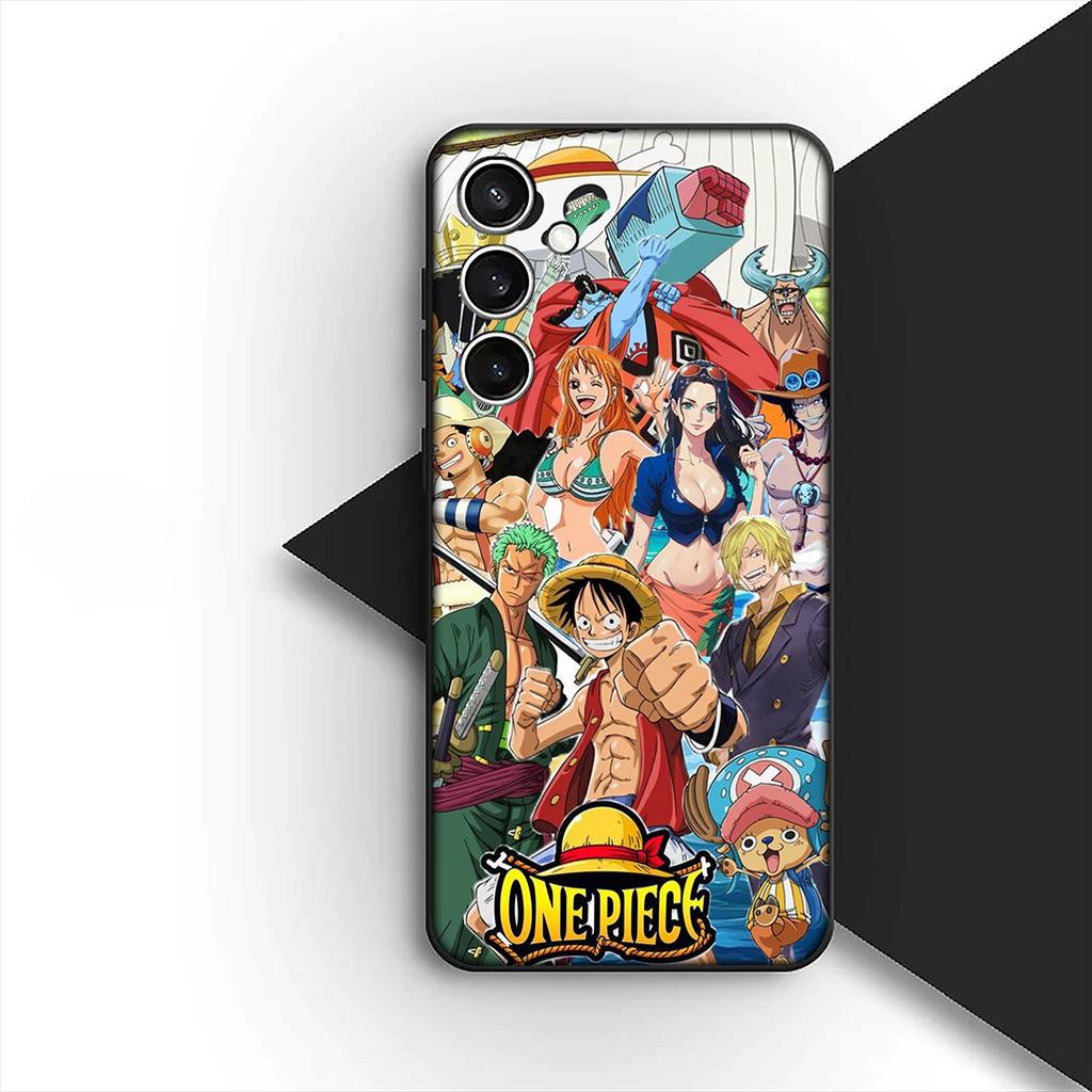 Cover for Samsung Galaxy S10 S8 S9 Plus A33 A34 A31 70 A71 A72 Note 20 9 8 S10E Phone Case Nami Roronoa Zoro One Luffy Pieces