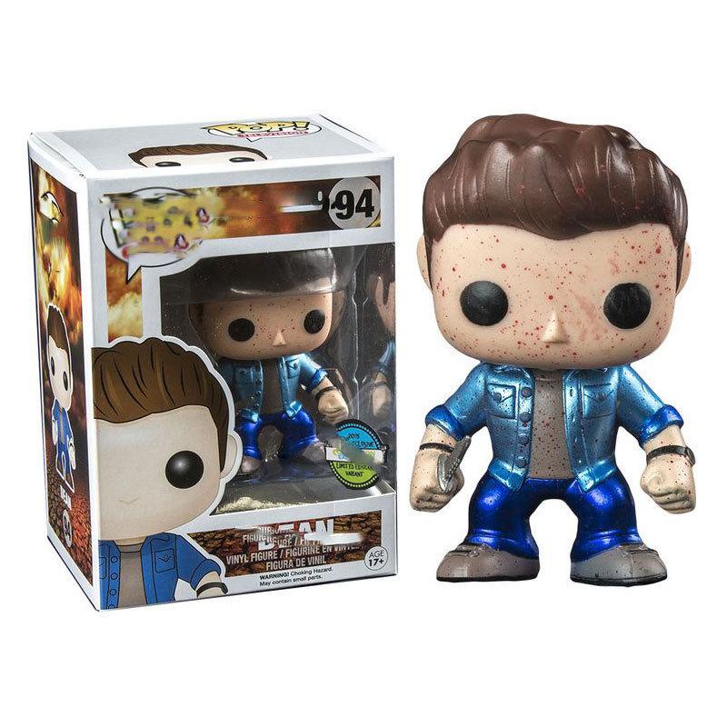 Übernatürliches PVC Sammelfiguren Set mit Tier Sam Dean Bobby für Fans und Sammler