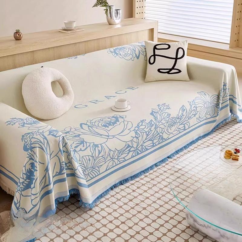 Chenille Sofa Cover Towel Four Seasons Universal Sofa Cover Cloth Anti-Scratching Sofa Towel Sofa Blanket