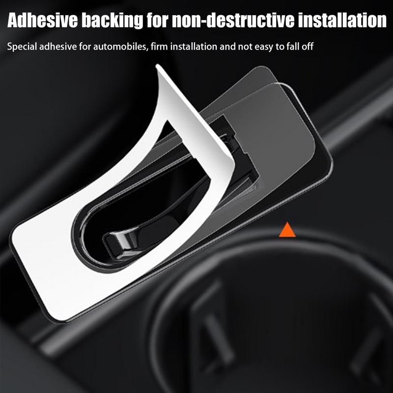 Car Cup Holder Limiter Fixing Clip Self-adhesive Auto Water Cup Slot Limit Pad Universal Car Bottle Console Slot Slip Limiter