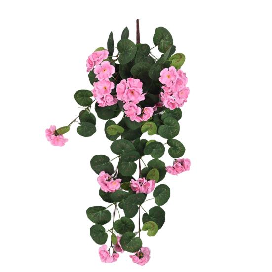 

Подвесная искусственная Malus Spectabilis 11 веток Устойчивый к УФ-лучам Реалистичный искусственный цветок Свадебная вечеринка В помещении На открытом воздухе Сад Настенный декор Искусственный цветок светло-розовый