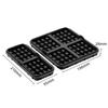 1/2Pcs Air Fryer Waffle Baking Mold Reusable Silicone Waffle Mould Silicone Air Fryer Liner Mold For Dual Basket