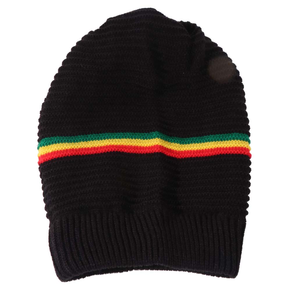 Striped Color Weaving Reggae Hat Hip Hop Hat Skull Caps Jamaica Knitted Hat  Winter Autumn