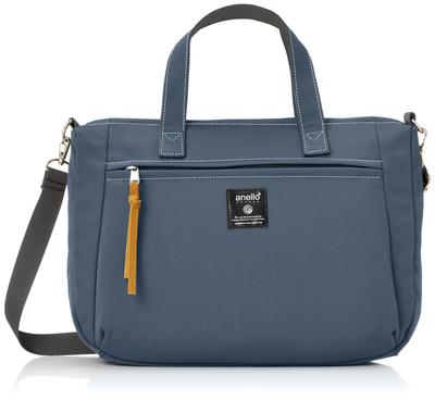 2WAY Tote Bag A4 STAMP GHM0233Z Denim Blue [Anello Grande] Multi-storage/2WAY