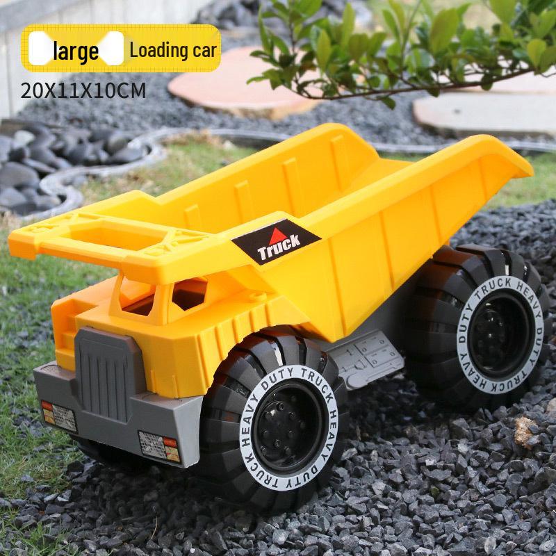 Детская строительная игрушка: Набор экскаватора, бульдозера и самосвала