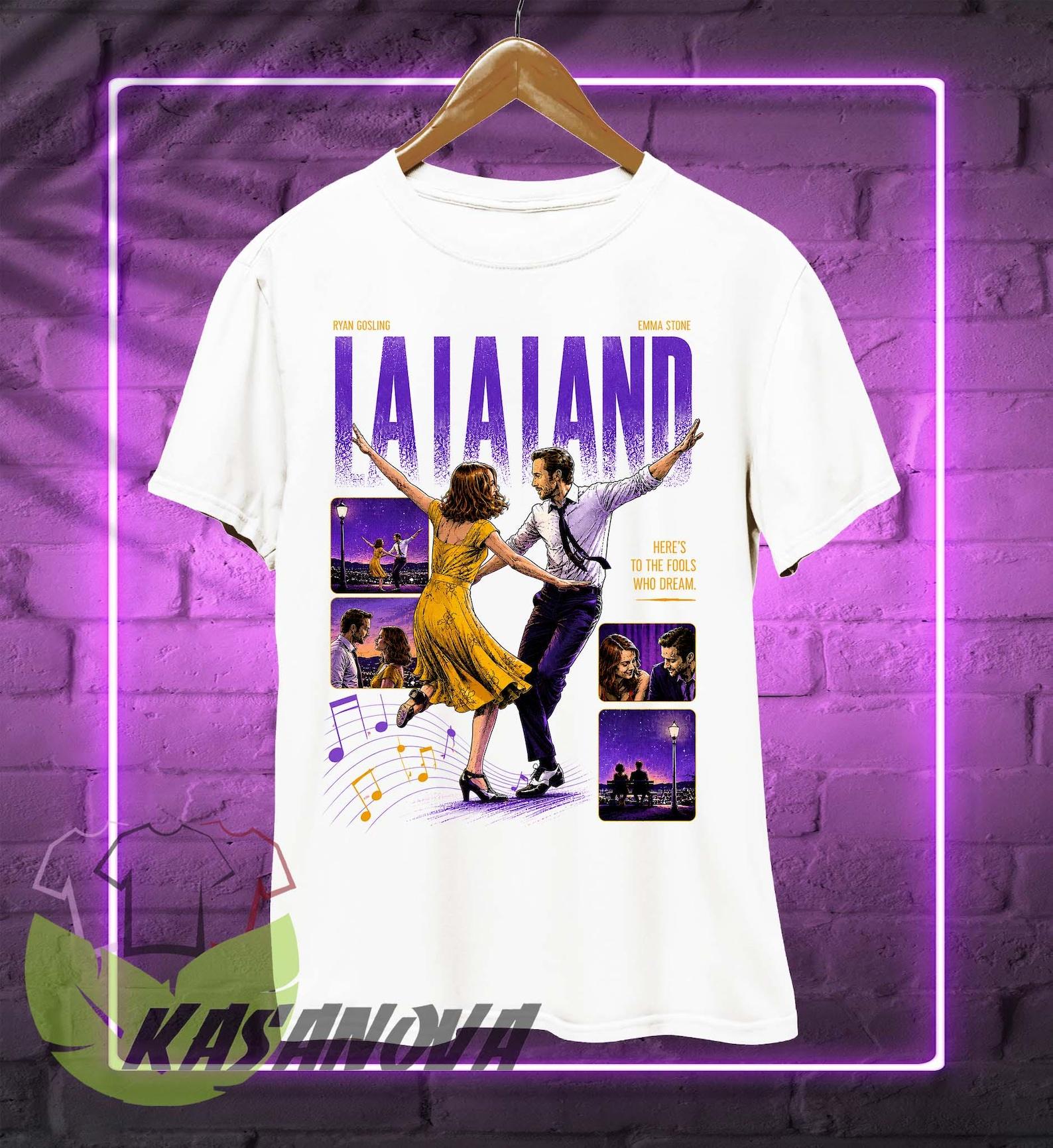 La La Land T-Shirt, City of Stars Jazz Film Graphic Tee, Mia Sebastian Movie S