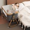 Movable Rocking Bassinet & Foldable Baby Crib: Portable 2-in-1 Multifunctional Bed for Newborns.