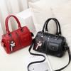 SCIONE Fashion Women's Handbags Pure Color Steel Clip Women's Bags Large Capacity Bags