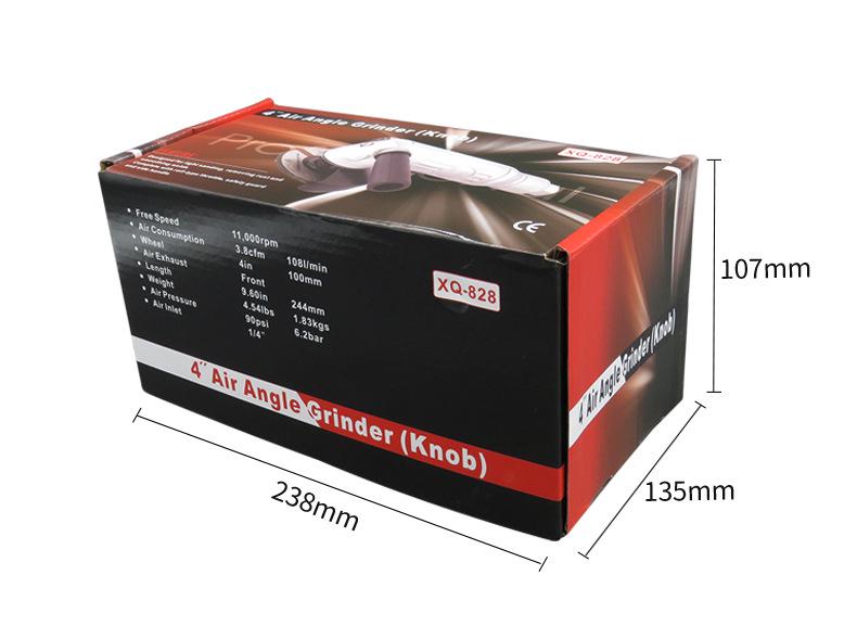 Gaobao 5" Industrial Pneumatic Angle Grinder 125mm Air-Powered Grinding & Polishing Tool