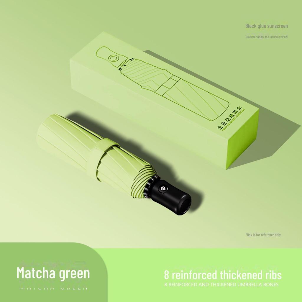 Automated 24-Bone Folding Umbrella, High-Grade Men's Dual-Use for Sun and Rain