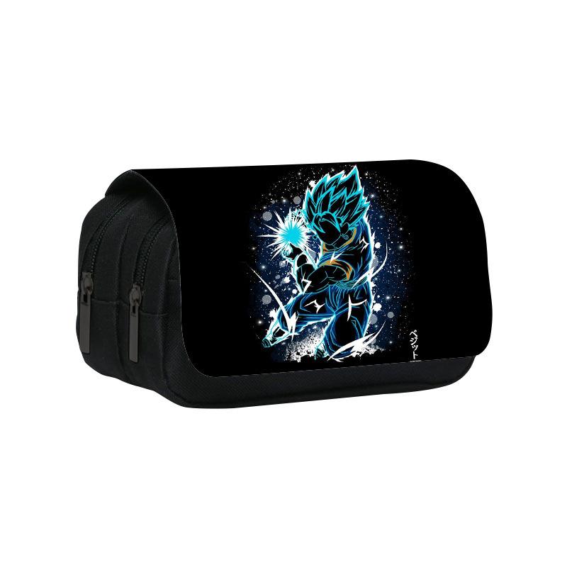 Dragon Ball Goku Anime Pencil Case Big Pencil Bags Stationery Pen Case For Boys Trousse Double Layer School Pencil Case