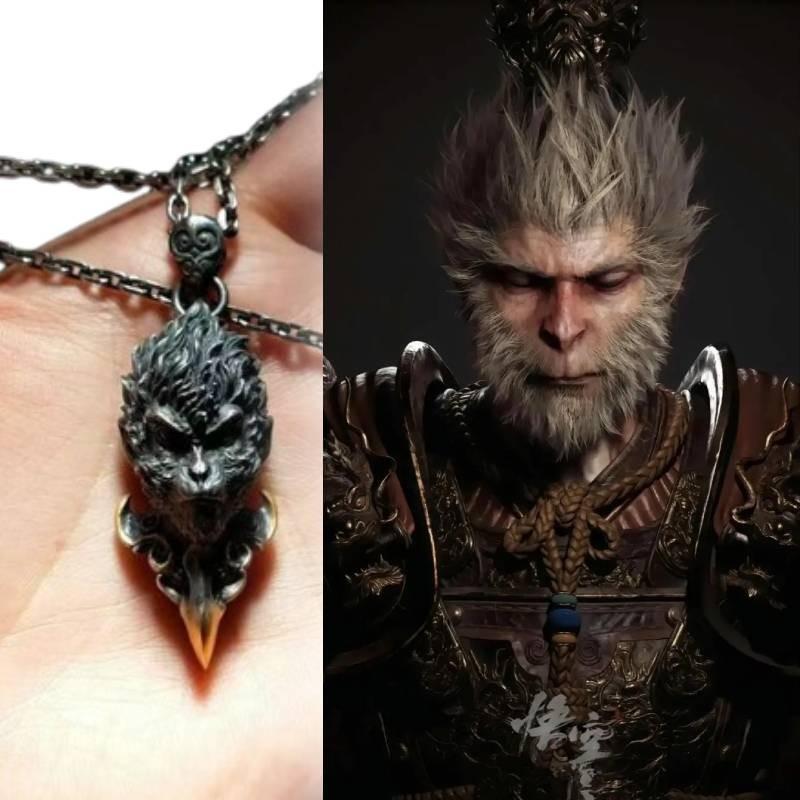 Black Myth Wukong Necklace Pendant Jewelry Accessory Decoration Peripheral Game