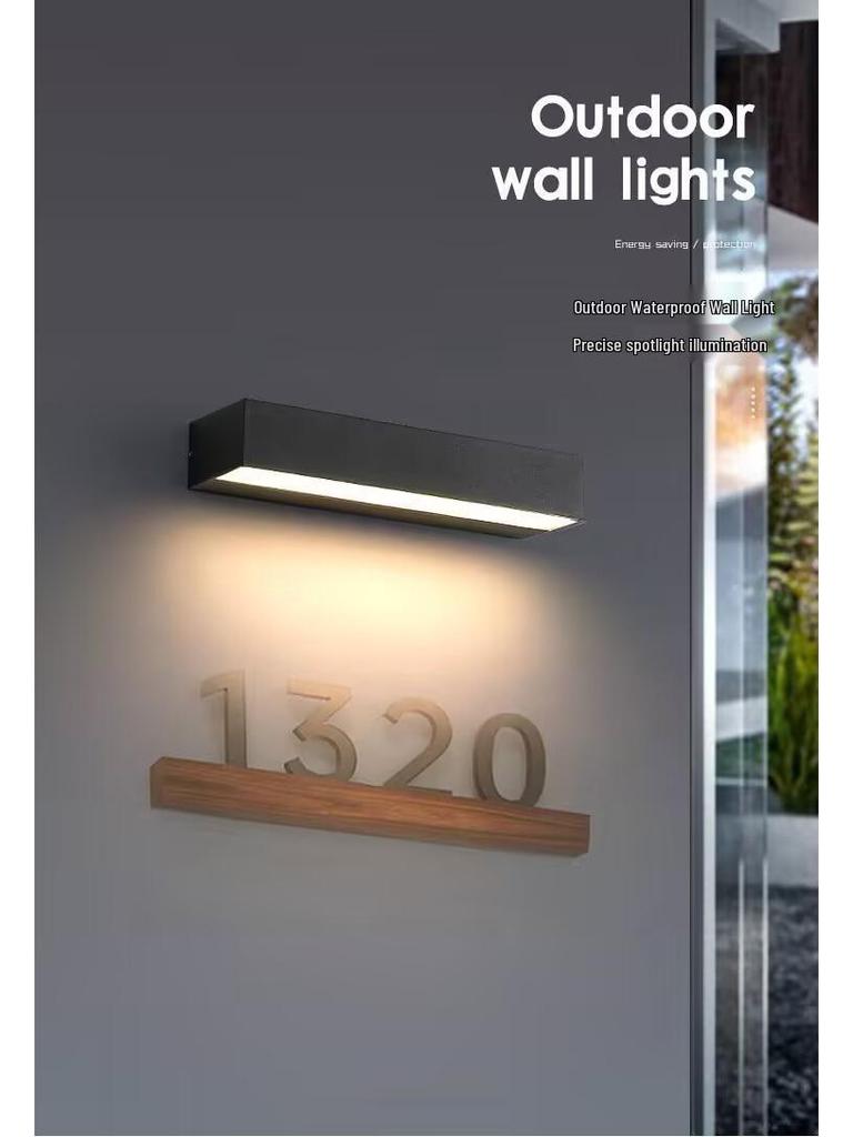 Waterproof Outdoor Wall Lamp for Homestay, Balcony, Terrace, and Shop Signs
