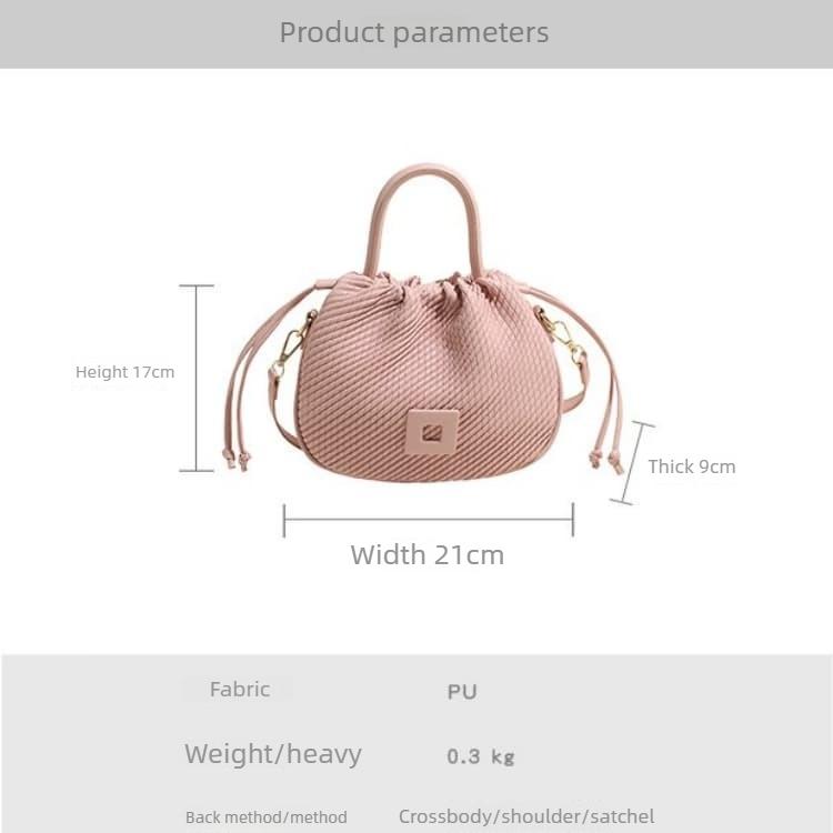 Bolsa de ombro feminina elegante com textura