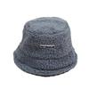 Portable Thick Warm Bucket Hat Lamb Cotton Adjustable Fisherman Cap Warm Beanies Panama Hat Girls Boys