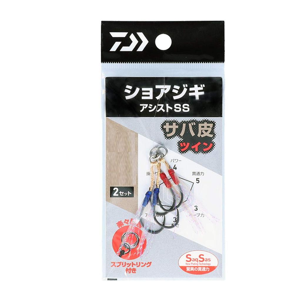Daiwa Shore Gigi Assist Hook SS Makrelenhaut Twin L