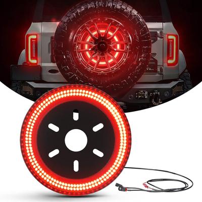 Feu rouge avant à LED Plug & Play pour pneu de secours pour Bronco 2021+