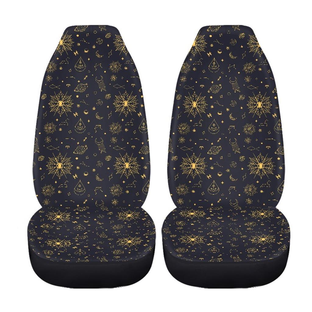 Astrological Elements High-Back Car Seat Cover - Universal Fit, Polyester Cushion