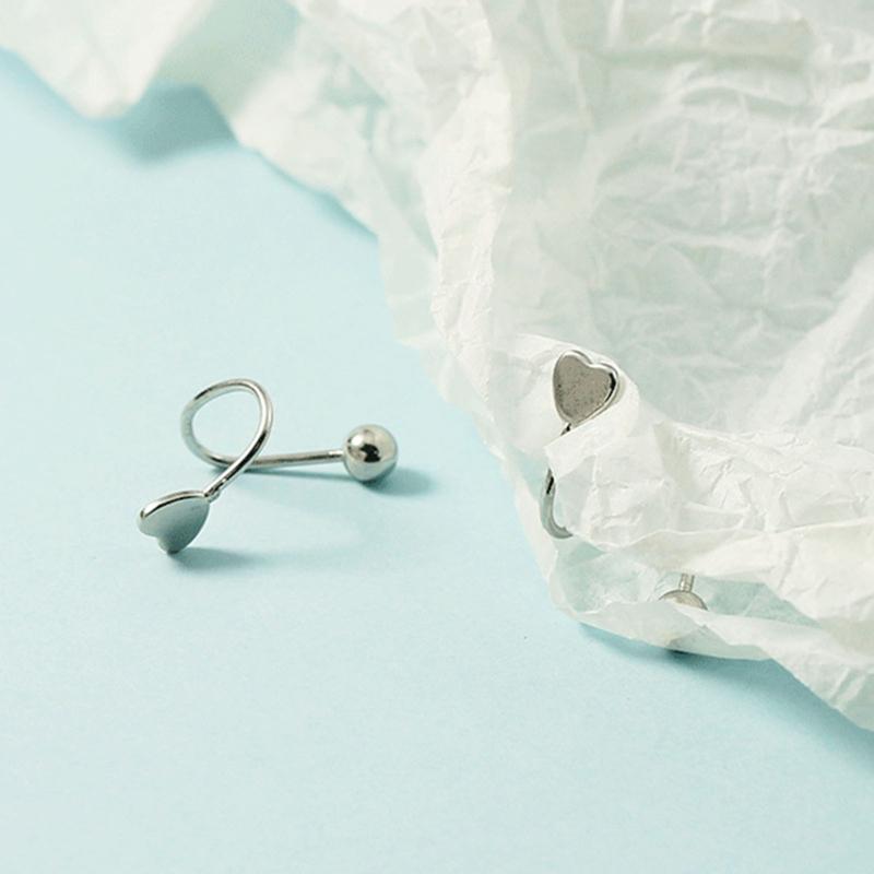 Silberne minimalistische Wickel-Ohrklemmen, Kletterer-Manschetten-Ohrringe für Frauen, Knorpel-Wickel-Ohrringe, hypoallergene Ohrringe