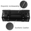 1 Pc Universal Motorcycle Waterproof Tool Bag Leather Travel Pouch Front Luggage Bag for Harley Bobber/Suzuki/Honda/Yamaha