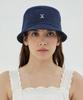 Bajal Va Curved Logo Short Visor Bucket Hat Navy