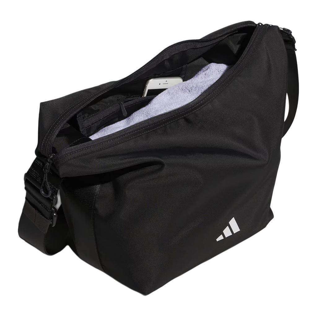 New Adidas Polyamide Shoulder Bag, Crossbody Bag Regular Unisex Carbon Black KF2487