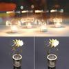 1pcs  Silver Gold Candlesticks Rotating Romantic Rotation  Carrousel Tea Light Candle Holder Dinner Wedding Bar Party