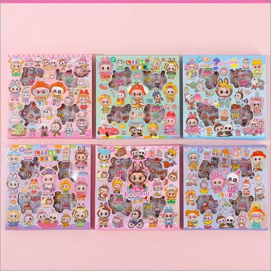 Demon Hunter Girl Stickers: 100-Piece Cute Anime DIY Journal Set