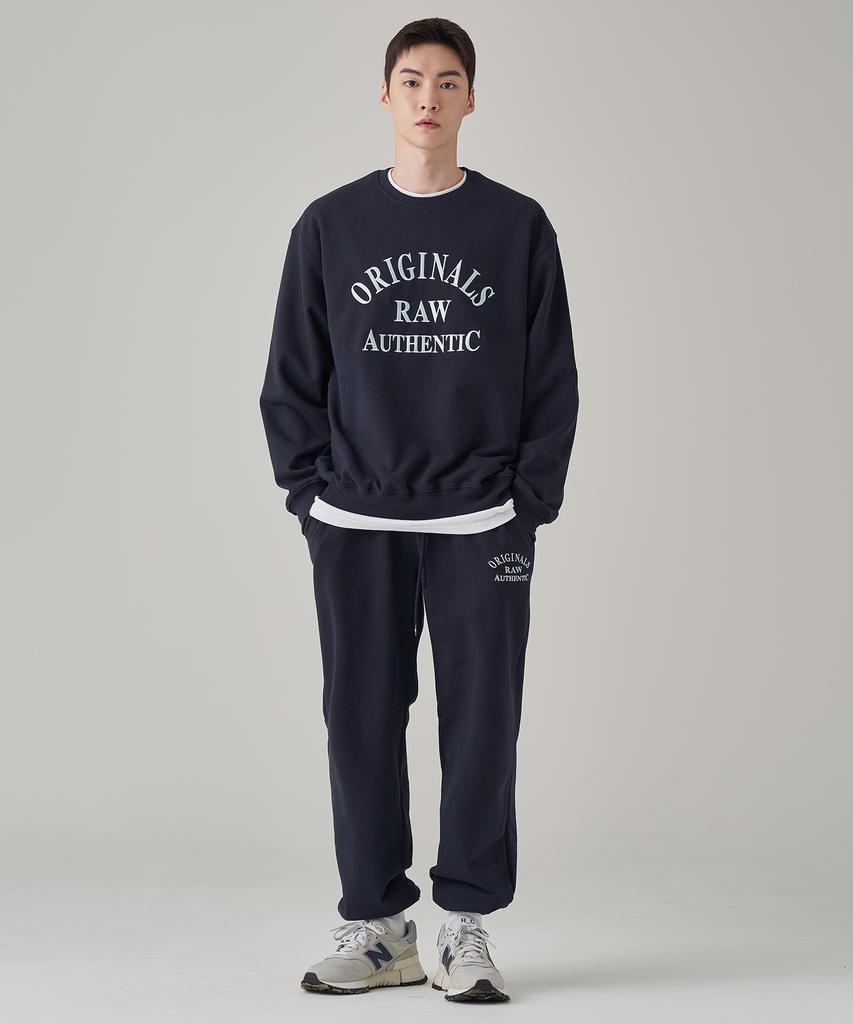 RAW LAB Originals Embroidered Jogger Pants (Navy)