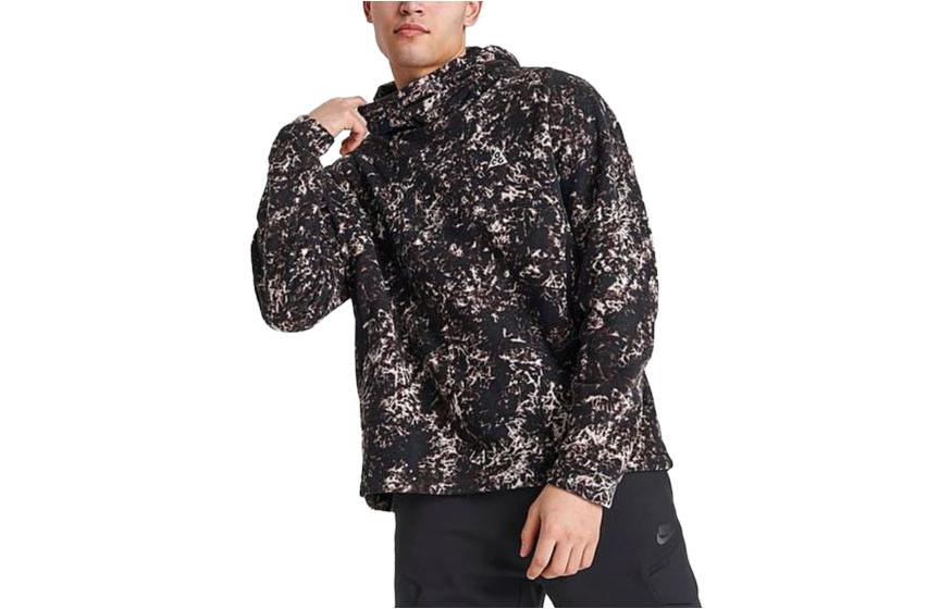 Nike Acg Therma Fit Wolf Tree Pullover Fleece Hoodie DV9102-104 L
