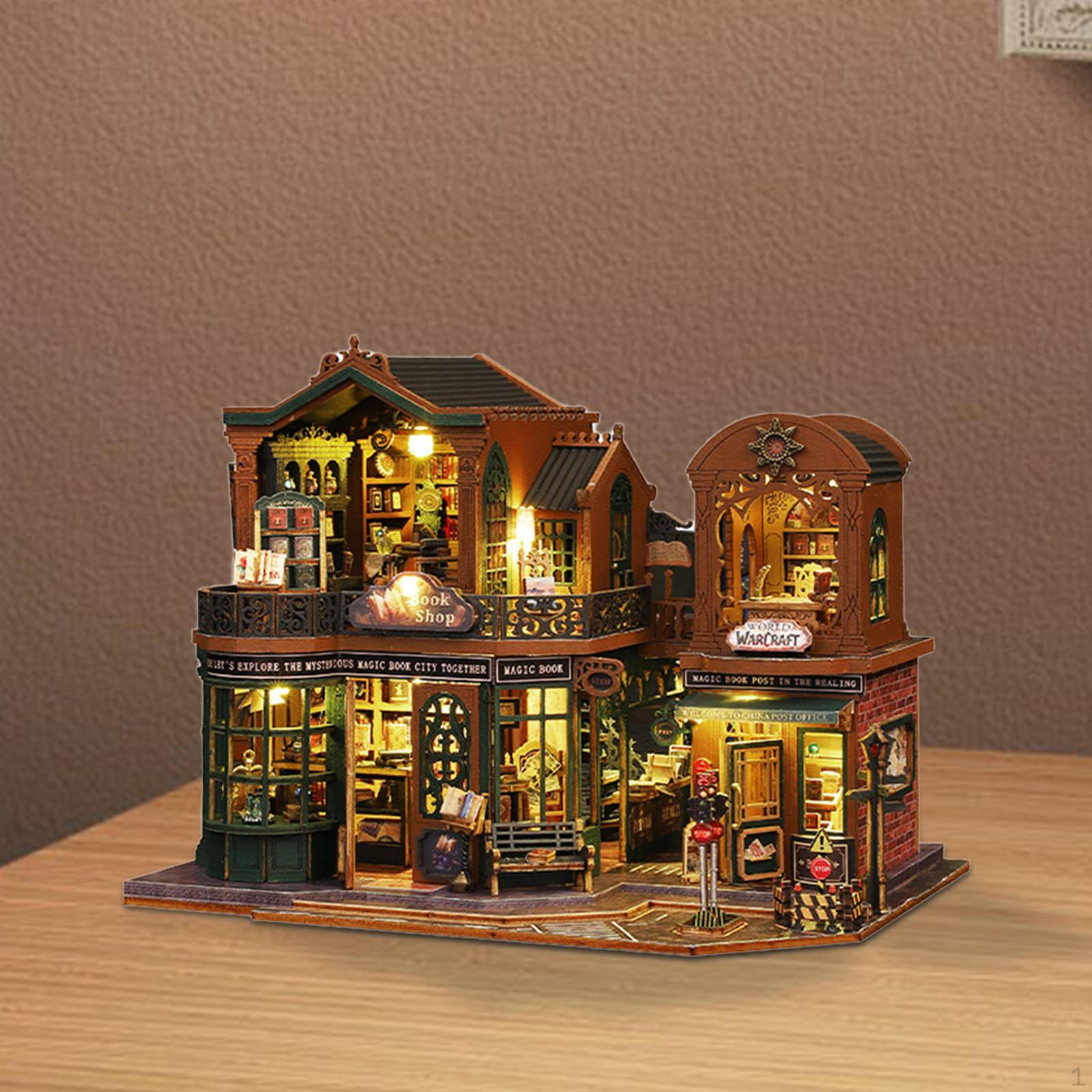 

DIY Miniature Dollhouse Furniture Kits Doll House Accessories Ornament for Ages 12+ Years Old