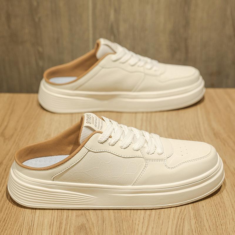 Herrenschuhe Halbslipper Board-Schuhe 2025 Frühling neue Internet-Berühmtheiten beliebt vielseitig Trend Herren Sport- und Freizeitschuhe Tide