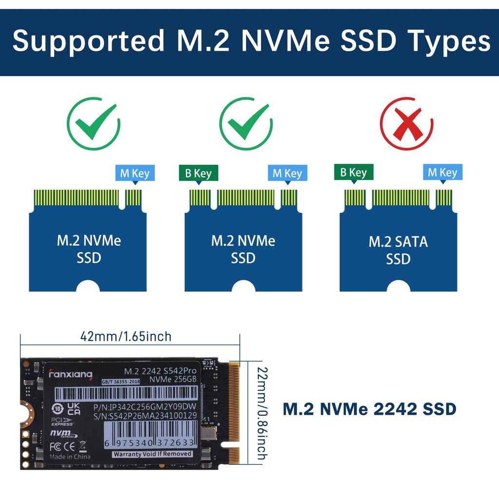 The GeeekPi M.2 NVMe SSD Plus 2.5G Ethernet Adapter is a W01 U2500 Hat expansion board for the Raspberry Pi 5. This board features an NVMe SSD