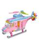 LOZ 1121 Růžová helikoptéra Duhová květina Letadlo Letadlo Letadlo 3D model DIY mini bloky cihly Stavebnice pro děti Dárek bez krabice