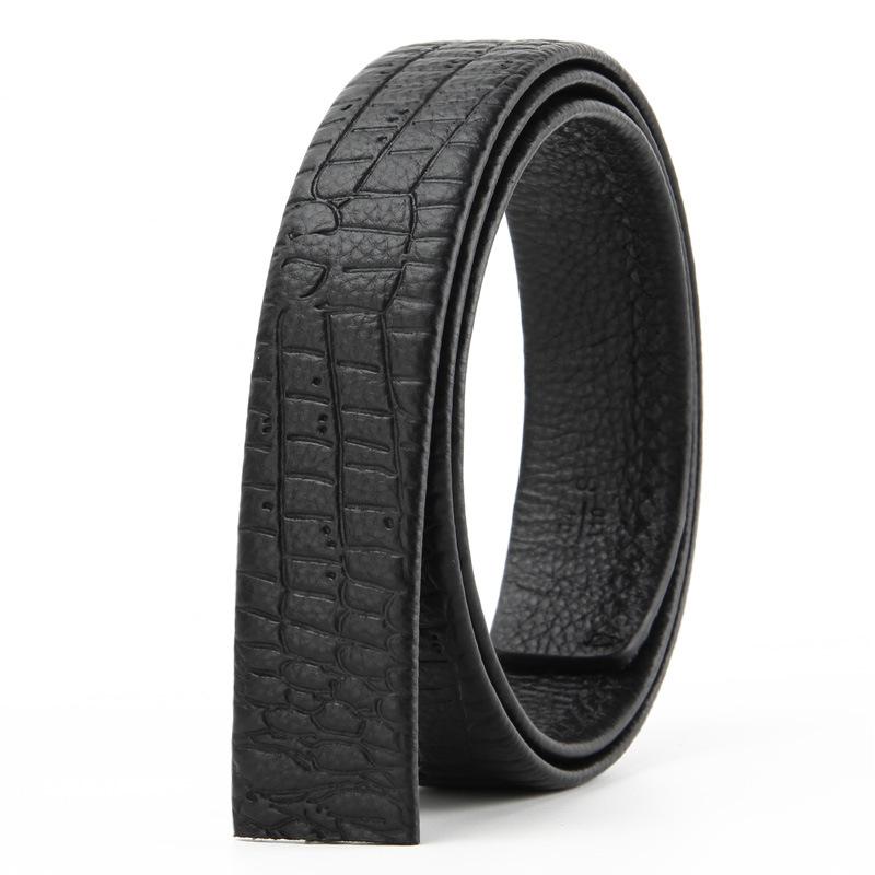 

Двусторонняя полоса ремня из коровьей кожи высшего слоя Мужской корпус ремня с автоматической пряжкой Тисненая двухсторонняя полоса ремня из коровьей кожи 110-130CM